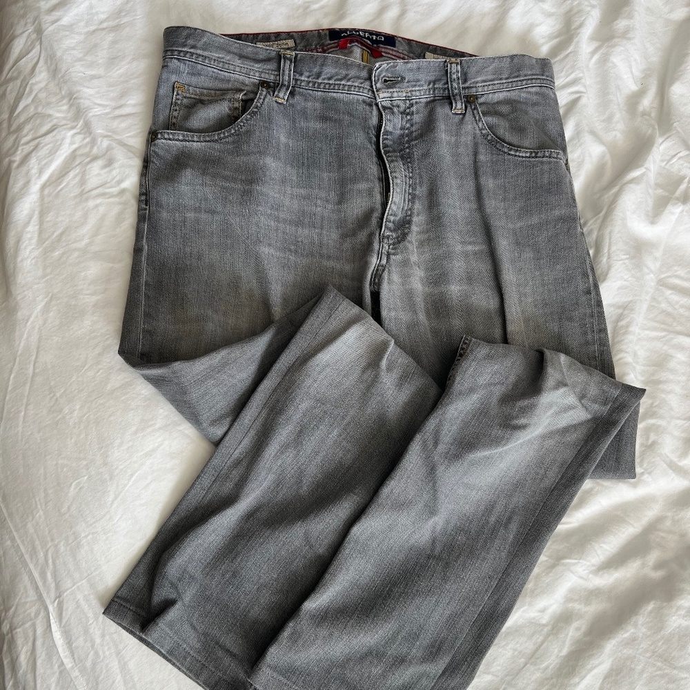 Alberto Jeans gray mens size 34 L 36